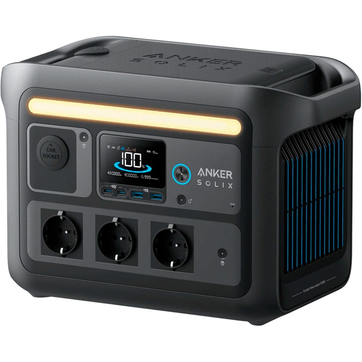 oqd9646jjem77ij34x4n35frrke72lkx Зарядна станція Anker Solix C800X 768Wh 1200W - Зображення 1