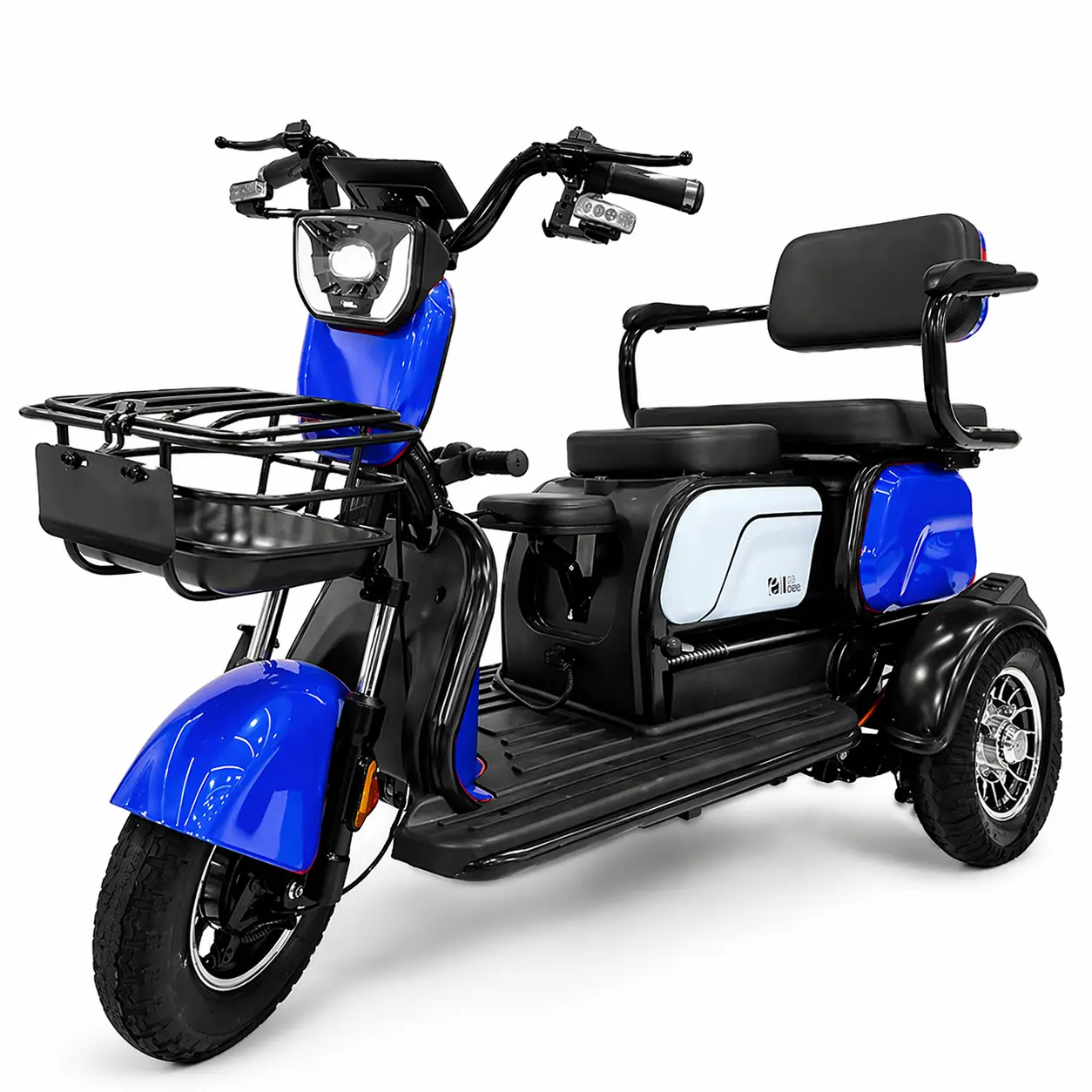 7299562716_w640_h640_7299562716 Електротрицикл TriGo 1000W 72V 20Ah (пасажирсько-вантажний, 3-колісний) - Зображення 1